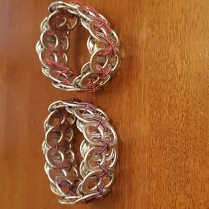 2 soda tab bracelets